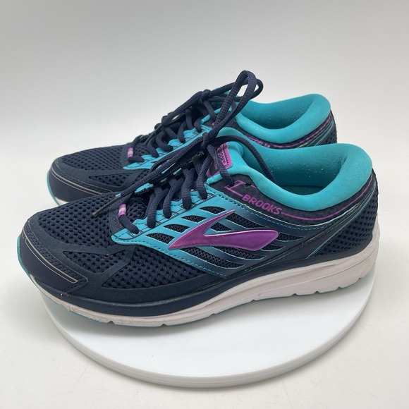 Brooks Sneakers Womens 9 B Addiction 13 1202531B456 Blue Running Shoes - Picture 3 of 10